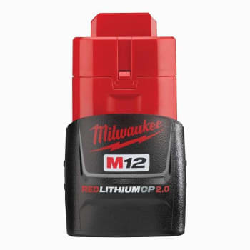 Milwaukee 12 Volt M12 Redlithium 2 Ah Compact Battery Pack