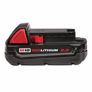 Milwaukee 18 Volt M18 Redlithium 2 Ah Compact Battery Pack