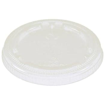 Image for World Centric Fiber Cup Lid, 3.1" Diameter X 0.4"h, Clear, Case Of 1000 from HD Supply