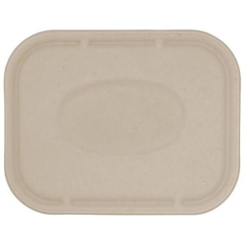 Image for World Centric Fiber Lid For Fiber Container, 7.8x10.1x0.5, Natural, Case Of 400 from HD Supply