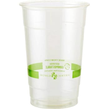 Image for World Centric Clear Cold Cups, 20 oz, Clear, Case Of 1000 from HD Supply
