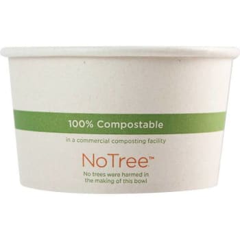Image for World Centric No Tree Paper Bowls 12 Oz,4.4"diameterx2.5"h, Natural, Case Of 500 from HD Supply