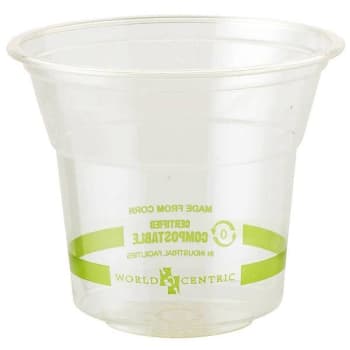 World Centric Clear Cold Cups, 10 Oz, Clear, Case Of 1000
