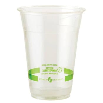 World Centric Clear Cold Cups, 16 oz, Clear, Case Of 1000