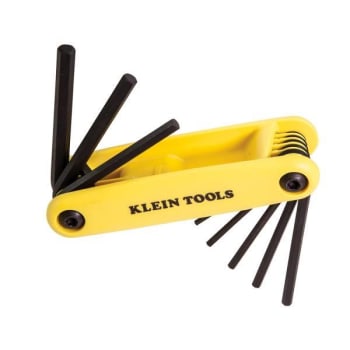 Image for Klein Tools® Grip-It 2-Position Nine Key Hex Set from HD Supply