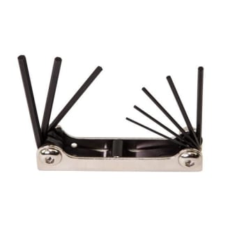Klein Tools® Eight Key Folding Hex Key Set