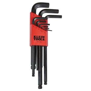 Image for Klein Tools® 9-Piece L-Style Ball-End Hex Key Caddy Set from HD Supply