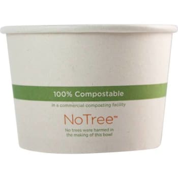 Image for World Centric No Tree Paper Bowls, 16 Oz, 4.4"diameterx3"h, Natural, Case Of 500 from HD Supply