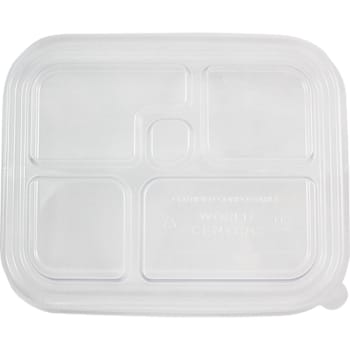 Image for World Centric Plalid For Fiber Bento Bx Container,12.1x9.8x0.8,clear,case Of 300 from HD Supply