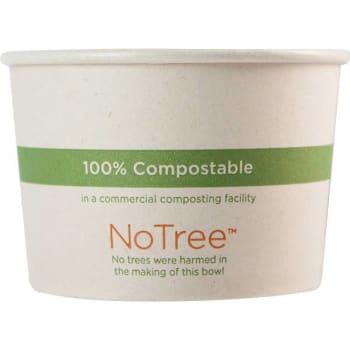 Image for World Centric No Tree Paper Bowls, 8 Oz, 3.4"diameterx2.3"h,natural, Case Of 1,000 from HD Supply