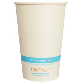 Image for World Centric Notree Paper Cold Cups, 16 Oz, Natural, Case Of 1000 from HD Supply