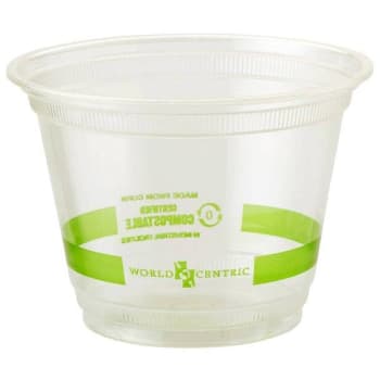World Centric Clear Cold Cups, 9 oz, Clear, Case Of 1000