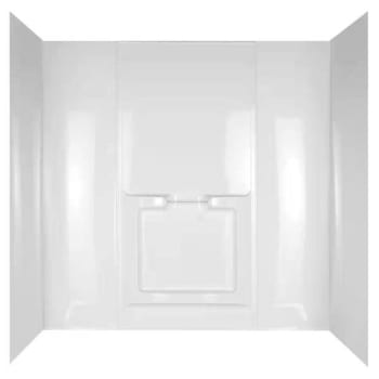 Delta Allura 31 In. X 60-1/2 In. X 58 In. Adhesive Tub Wall, Package Of 5