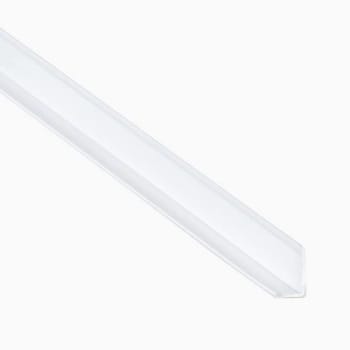 Image for Fibo Kitchen Backsplash 47 Small L-Profile White Finishing Top Trim from HD Supply
