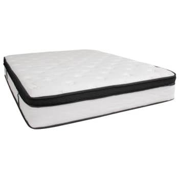 Image for Flash Furniture 12 Inch Memory Foam and Pocket Spring Mattress Queen from HD Supply