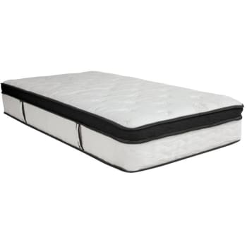 Image for Flash Furniture 12 Inch Memory Foam and Pocket Spring Mattress Twin from HD Supply