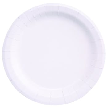 Paper Plate 8.5 Inch White,  Case Of 500
