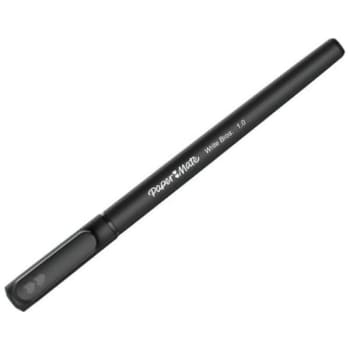 Paper Mate Ballpoint Stick Pens, Medium Point, 1mm, Black Ink, Package Of 12