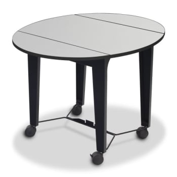 Image for Forbes Express In-Room Dining Table With Laminate Finished Oval Top from HD Supply