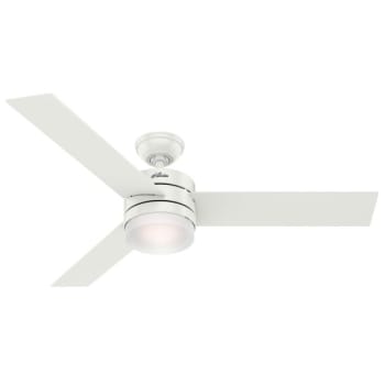 Hunter Fan 54 in. Exeter Fan w/ LED Light (Oak/White)