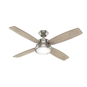 Image for Hunter Fan Wingate Ceiling Fan W/ Light (Brushed Nickel) from HD Supply