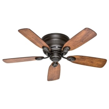 Image for Hunter Fan Low Profile Ceiling Fan W/ Light (Bronze) from HD Supply