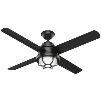 Hunter Fan Searow 54 In. Ceiling Fan W/ Light (Black)