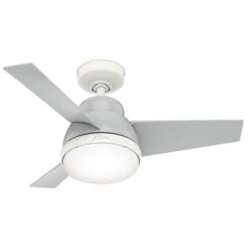 Image for Hunter Fan Valda 36 In. Ceiling Fan W/ Light (Dove Grey) from HD Supply