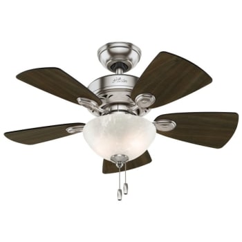 Image for Hunter Fan Watson 34 In. Ceiling Fan W/ Light (Brushed Nickel) from HD Supply