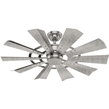 Image for Hunter Fan Crescent 44 in. Falls Ceiling Fan w/ Light (Brushed Nickel) from HD Supply