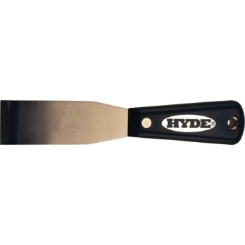 Image for Hyde 02200 1-5/16" Black And Silver Stiff Chisel Putty Knife, Case Of 5 from HD Supply