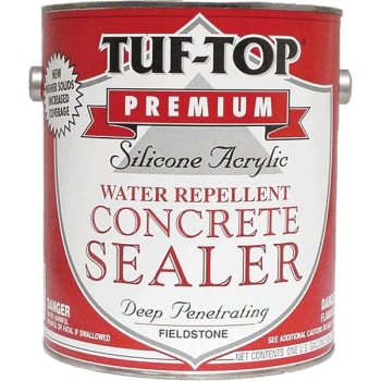 Tuf-Top 12-071 1G Silver Gray Silicone Acrylic Concrete Sealer