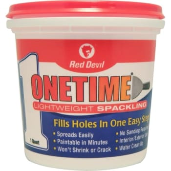 Image for Red Devil 0544 Qt Onetime Spackling, Case Of 6 from HD Supply