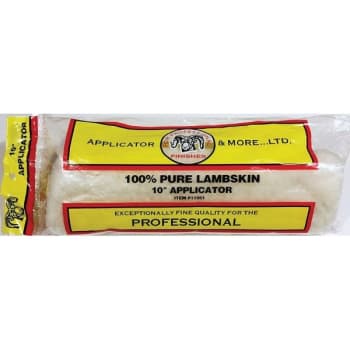 Image for Applicator & More 11001 10" Lambskin Applicator, Case Of 24 from HD Supply