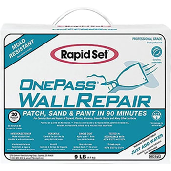 Image for Rapid Set 70020009 9lb Bag One Pass Wall Repair And Joint Compound from HD Supply
