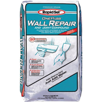 Image for Rapid Set 70010025 25lb Bag One Pass Wall Repair And Joint Compound from HD Supply