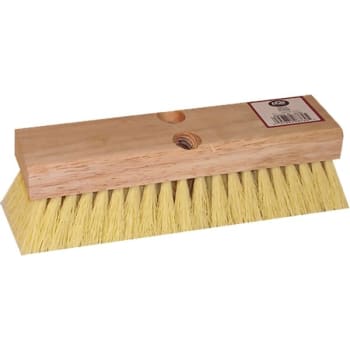 Image for DQB Industries 08755 10" White Tampico Deck Scrub Brush, Case Of 12 from HD Supply