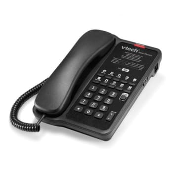 Image for VTech CL-A1110 Classic Single Line Black Telephone With Five Speed Dials from HD Supply