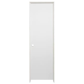 Image for Masonite 34 In. X 80 In. X 4-9/16 In. Primed Flush Hollow Core Single Prehung Interior Door Right Hand Flat Jamb from HD Supply