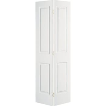 Image for 30 x 80 in. 2-Panel Molded Hollow Core Bi-Fold Door (Primed White) from HD Supply
