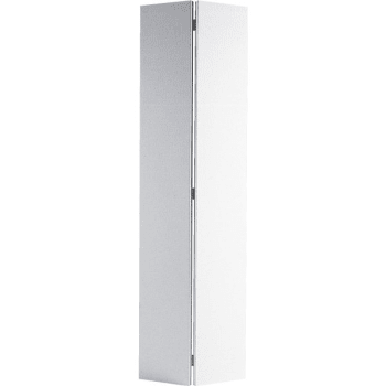 24 x 80 in. 1-3/8 in. Thick Flush Primed Hardboard Bi-Fold Door (Primed White)