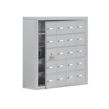 Image for Salsbury Industries Cell Phone Locker, 19-A Usable Doors, Aluminum, Keyed Locks from HD Supply
