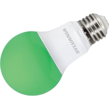 Image for Sylvania® 8.5 Watt Green A19 LED Light Bulb (4-Pack) from HD Supply