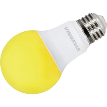 Image for Sylvania® 8.5 Watt Yellow A19 LED Light Bulb (4-Pack) from HD Supply