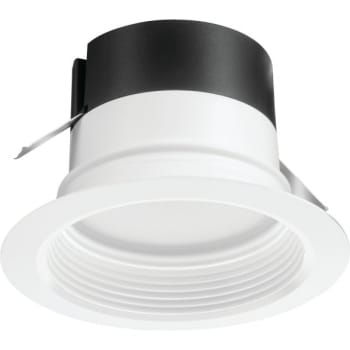 Image for Lithonia Lighting 4 Inch direct wire LED downlight Round Switchable Matte White from HD Supply