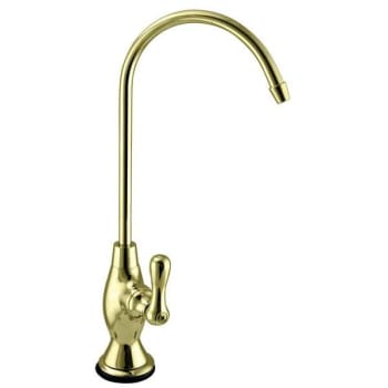 Image for Westbrass Classic Lever Cold Water Dispenser Faucet, Polished Brass from HD Supply