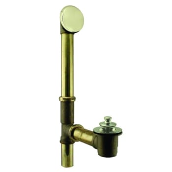 Image for Westbrass Illusionary Lift/turn Bath Waste Overflow, Polished Brass from HD Supply
