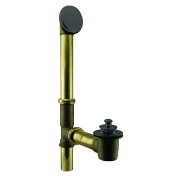 Image for Westbrass Illusionary Lift/turn Bath Waste/overflow,matte Black from HD Supply