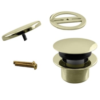 Image for Westbrass Illusionary Mushroom Tip-Toe Trim Set, Polished Brass from HD Supply