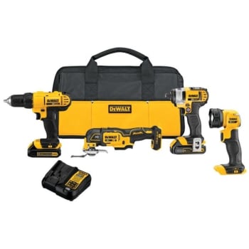 Image for Dewalt 20-volt Max Cordless 4-tool Combo Kit from HD Supply